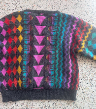 Load image into Gallery viewer, Rainbow Abstract Shapes Sweater