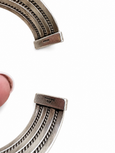 Load image into Gallery viewer, Artie Yellowhorse Sterling Silver Lapis Lazuli Cuff Bracelet – Rising Sun Design