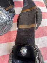 Load image into Gallery viewer, Vintage AJW Sterling Turquoise Concho Belt