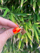 Load image into Gallery viewer, Larry Castillo Rectangle Carved Opal Brass Ring