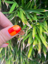 Load image into Gallery viewer, Artist Larry Castillo Carved Opal Brass Ring