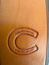 Load image into Gallery viewer, Vintage Western Horseshoe and Horse Leather Belt
