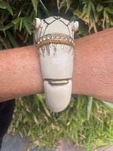 Load image into Gallery viewer, Cougar Ciner Enamel Pave Swarovksi Crystal Rhinestones Bracelet
