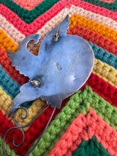 Load image into Gallery viewer, Silver Peacock Brooch Pin
