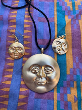 Load image into Gallery viewer, Full Moon Necklace and Earring Set
