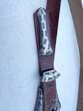 Load image into Gallery viewer, Classic Silver Buckle Brown Leather Belt
