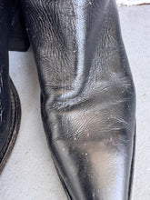 Load image into Gallery viewer, Cowboy Black Leather Boots
