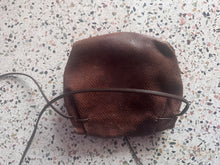 Load image into Gallery viewer, Carlos Falchi Caramel Snake Print Leather Buffalo Butterfly Bag
