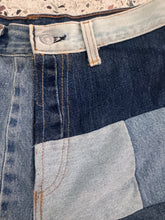 Load image into Gallery viewer, Patchwork Levis Denim Jean Shorts
