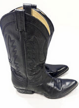 Load image into Gallery viewer, Remington Western Black Soft Leather Boots-Size 9
