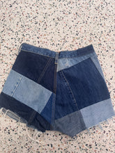 Load image into Gallery viewer, Patchwork Levis Denim Jean Shorts
