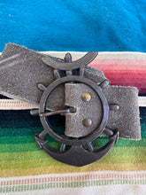 Load image into Gallery viewer, Vintage 1970s Nautical Suede Belt
