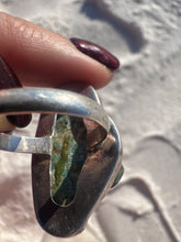 Load image into Gallery viewer, Carved Turquoise Snake Ring
