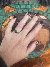 Load image into Gallery viewer, Tigerseye Open Sides Ring
