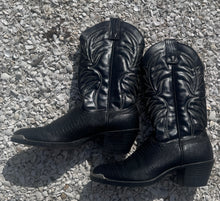 Load image into Gallery viewer, Western All American Made Black Boots

