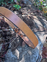 Load image into Gallery viewer, Vintage Sterling Mother of Pearl Inlay Belt
