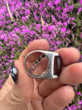 Load image into Gallery viewer, Amber Raised Cutout Side Ring
