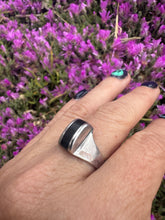 Load image into Gallery viewer, Sterling Silver Stripe Down the Middle  Ring
