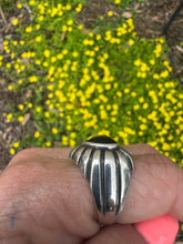 Load image into Gallery viewer, Onyx Heart  Ring
