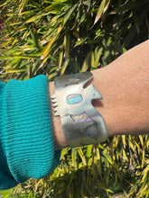 Load image into Gallery viewer, Bird Abalone Cuff Bracelet

