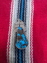 Load image into Gallery viewer, Turquoise Wired Wrap Sterling Silver Pendant
