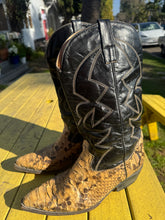 Load image into Gallery viewer, Snakeskin Cowboy Boots -Size 11.5
