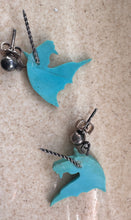 Load image into Gallery viewer, Turquoise Unicorn Earrings
