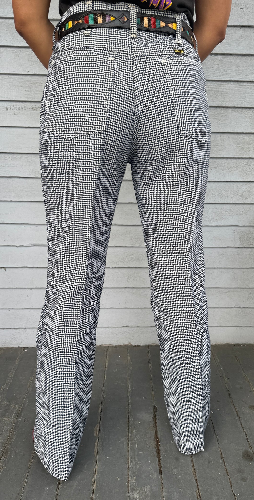 Wrangler Houndstooth Bootcut Pants