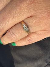 Load image into Gallery viewer, Diamond Heart 14k Gold Ring
