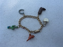 Load image into Gallery viewer, Vintage Western Charm Plastic Charm Bracelets

