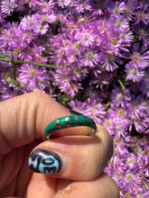 Load image into Gallery viewer, Malachite Inlay Band Ring
