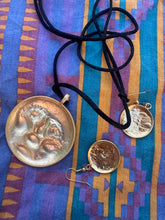 Load image into Gallery viewer, Full Moon Necklace and Earring Set
