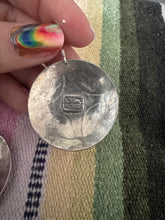 Load image into Gallery viewer, Concho Round Sterling Silver Earrings
