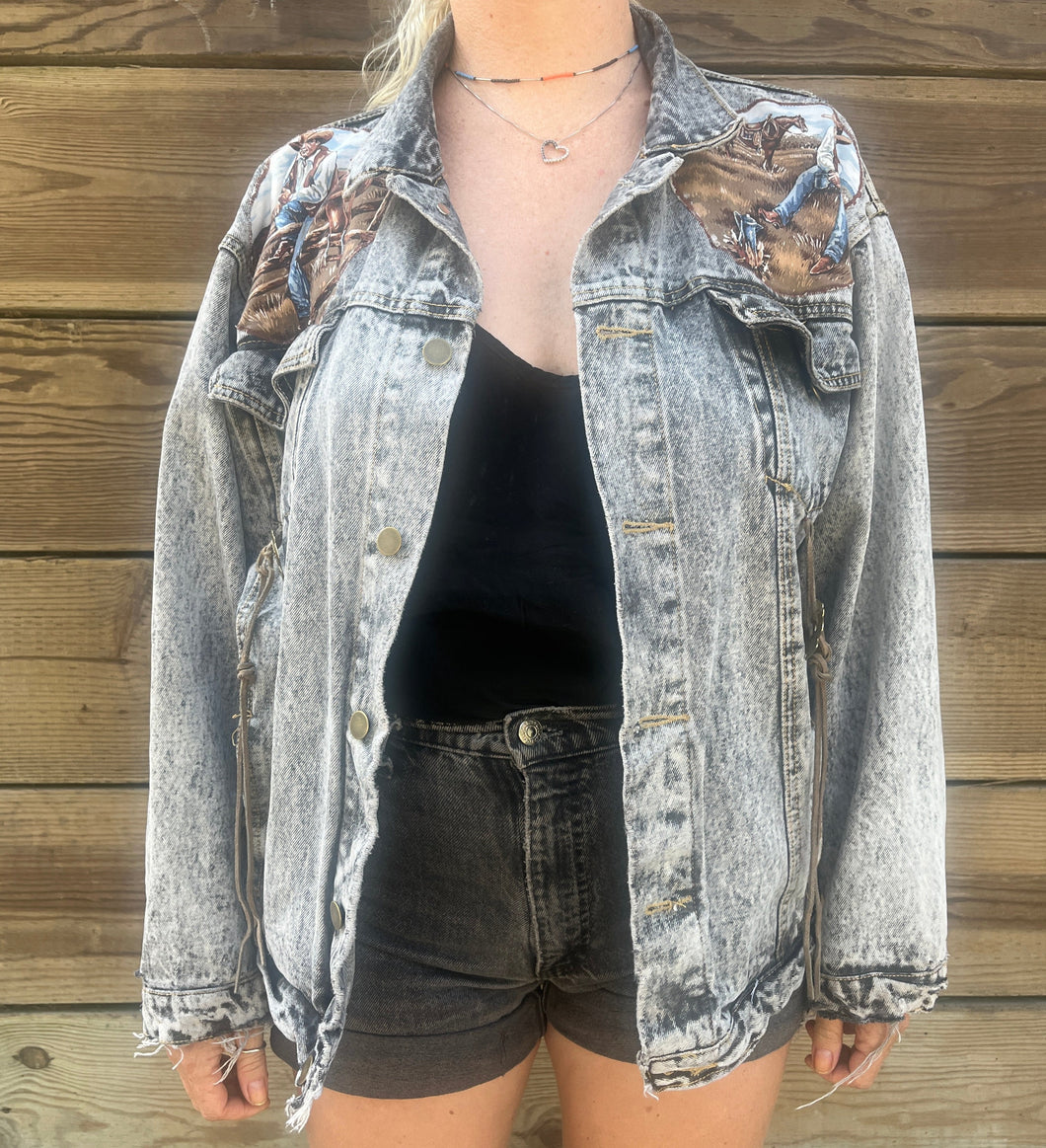 Cowboy Acid Wash Jacket