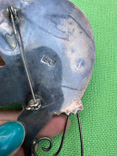 Load image into Gallery viewer, Silver Peacock Brooch Pin
