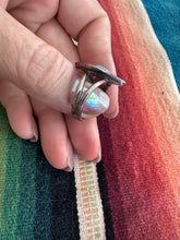Load image into Gallery viewer, Diamond Turquoise Middle Ring
