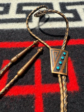 Load image into Gallery viewer, Copper Bolo Tie Necklace
