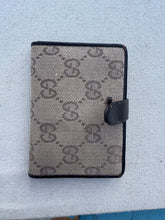 Load image into Gallery viewer, Vintage Gucci Monogram Leather Brown Card Or Photo Wallet
