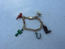 Load image into Gallery viewer, Vintage Western Charm Plastic Charm Bracelets
