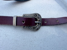 Load image into Gallery viewer, Vintage Thin Leather Belt
