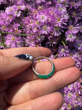 Load image into Gallery viewer, Malachite Inlay Band Ring
