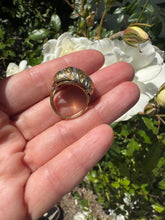 Load image into Gallery viewer, Vintage Heirloom Dome 18k Gold Diamond Ring
