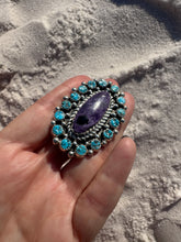 Load image into Gallery viewer, Brain Jones Navajo Large Charoite Ring
