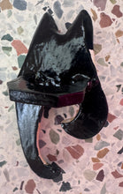 Load image into Gallery viewer, Painted Cat Wood Scarf Slide
