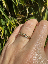 Load image into Gallery viewer, Braided 10K Gold Ring
