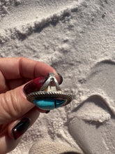 Load image into Gallery viewer, Turquoise Bear Paw Ring
