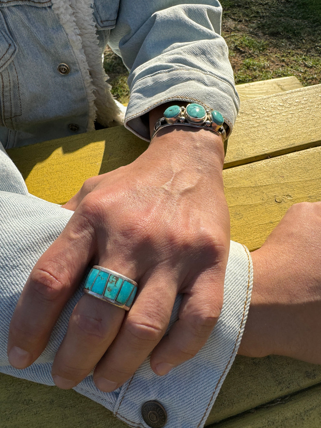 Turquoise All Around Ring