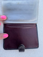 Load image into Gallery viewer, Vintage Gucci Monogram Leather Brown Card Or Photo Wallet
