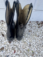 Load image into Gallery viewer, Remington Western Black Soft Leather Boots-Size 9
