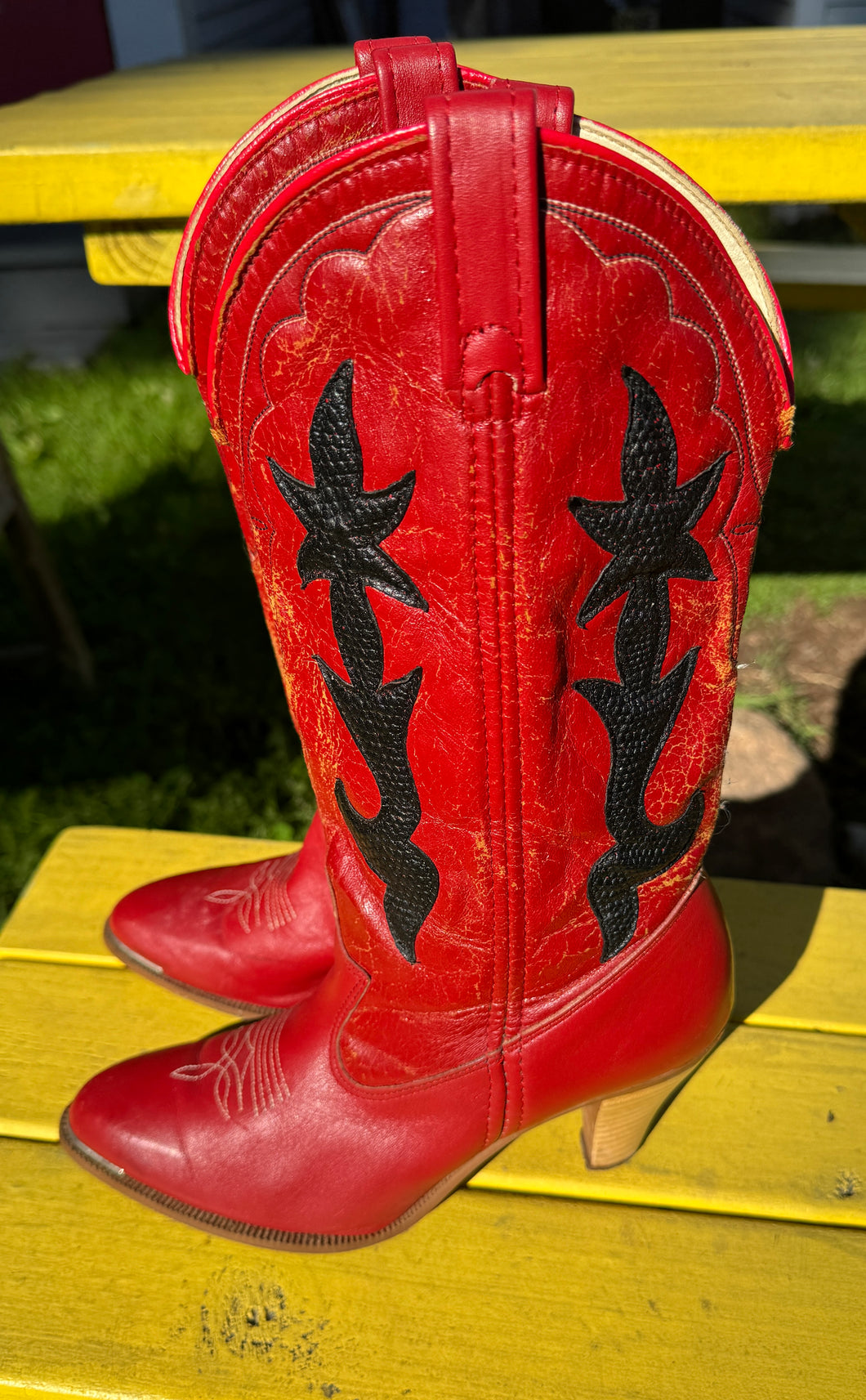 Dingo Cowboy Boots - Women Size 7